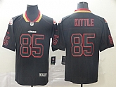 Nike 49ers 85 George Kittle Black Shadow Legend Limited Jersey,baseball caps,new era cap wholesale,wholesale hats